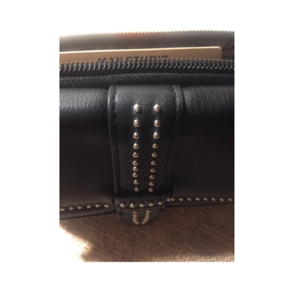 Nwt Max Studio Little Stud Wallet W/Flap & Zipper - image 2